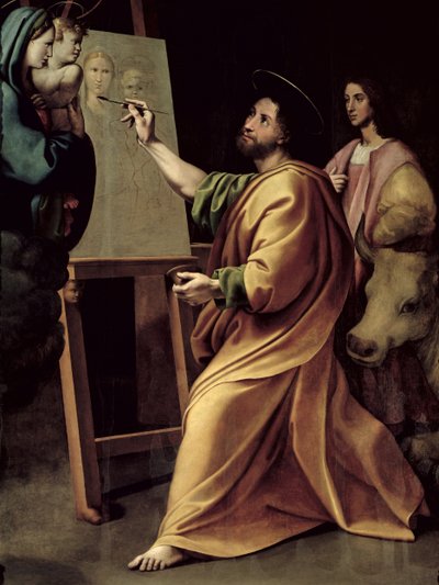St. Luke Painting the Virgin by Raffaello Sanzio Raphael